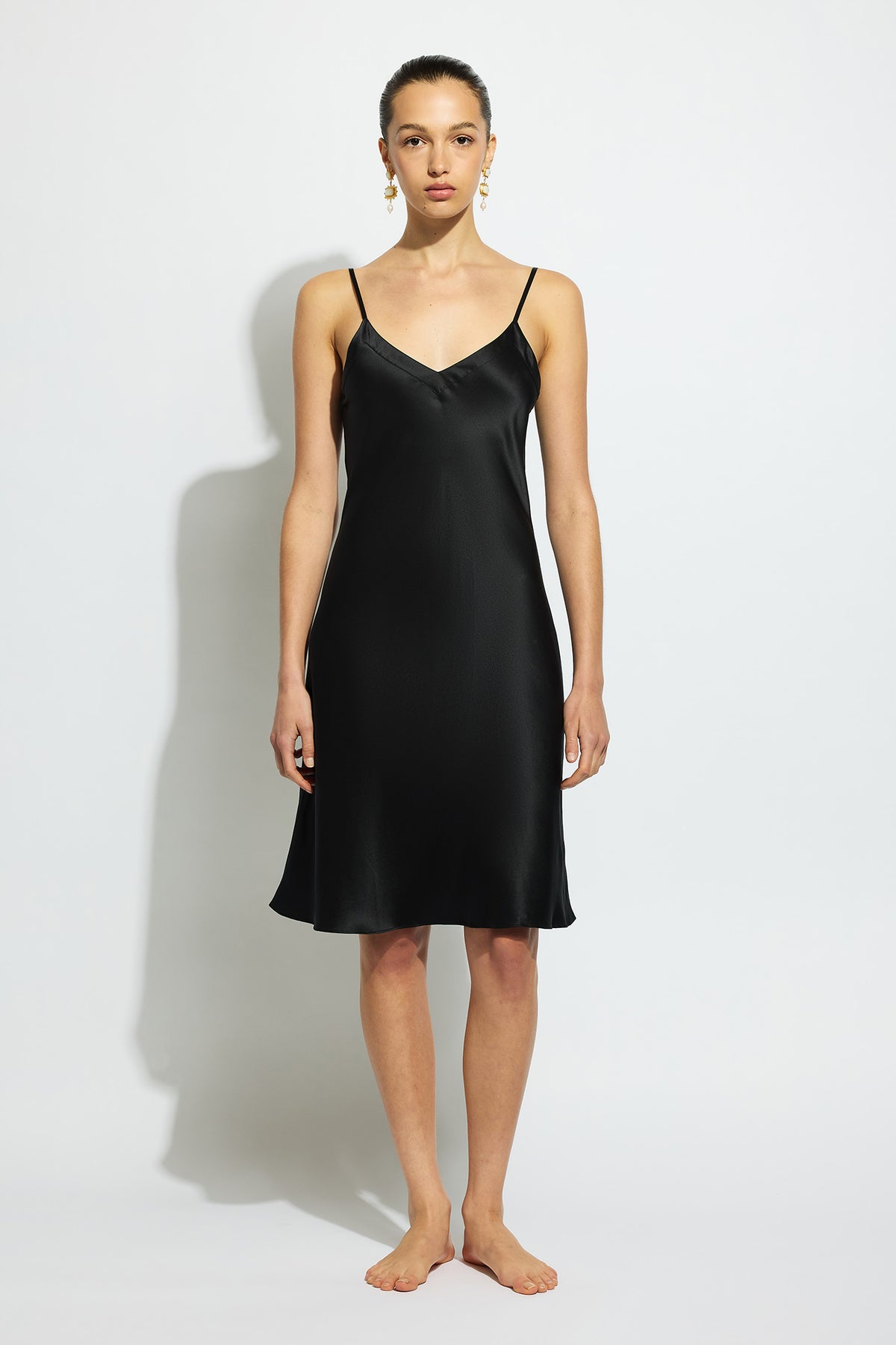 The Silk Nite By GINIA In Black
