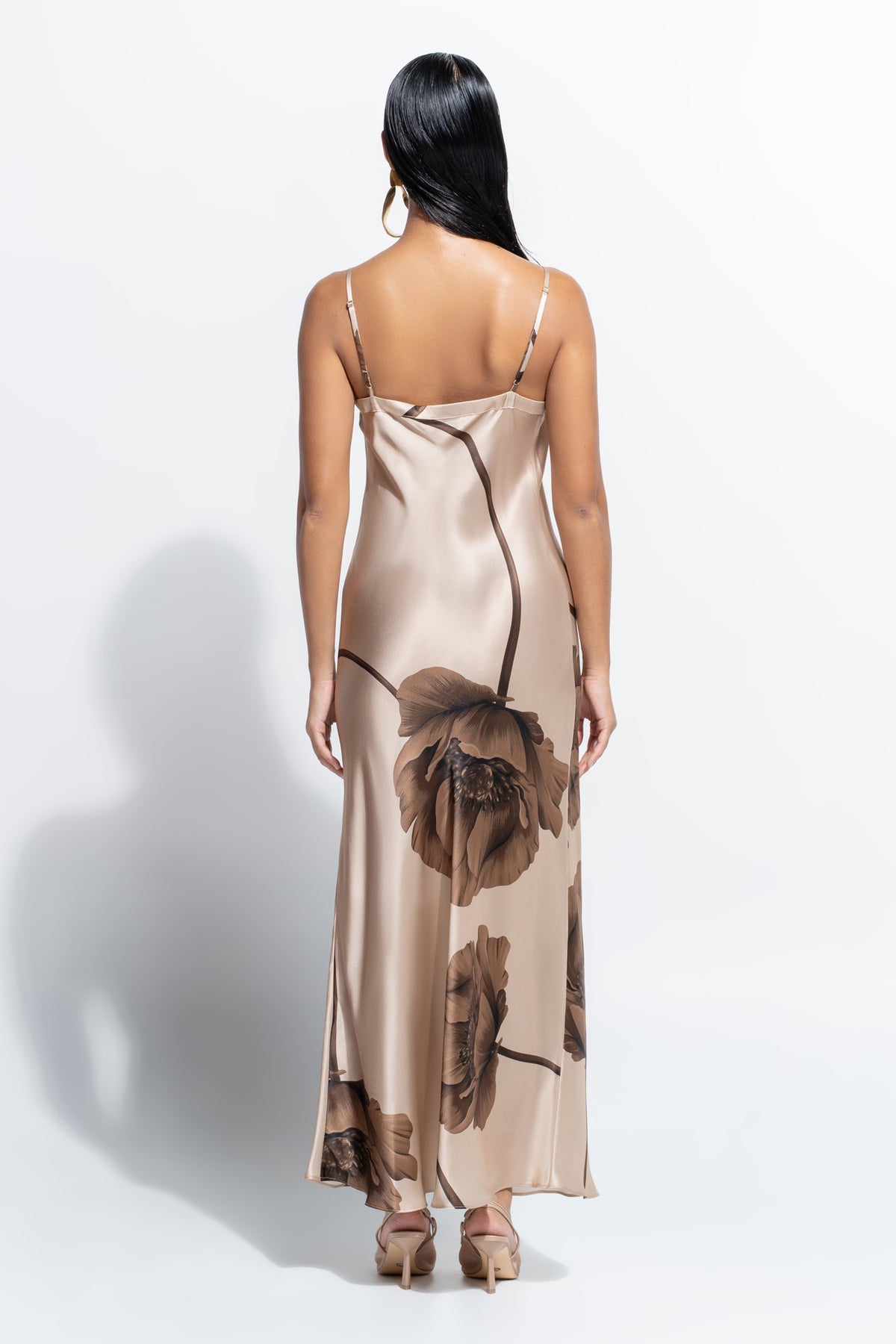 The Silk Slip by Ginia in Bloom Print