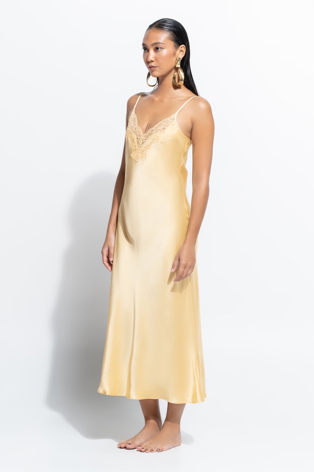 Silk Lace Slip