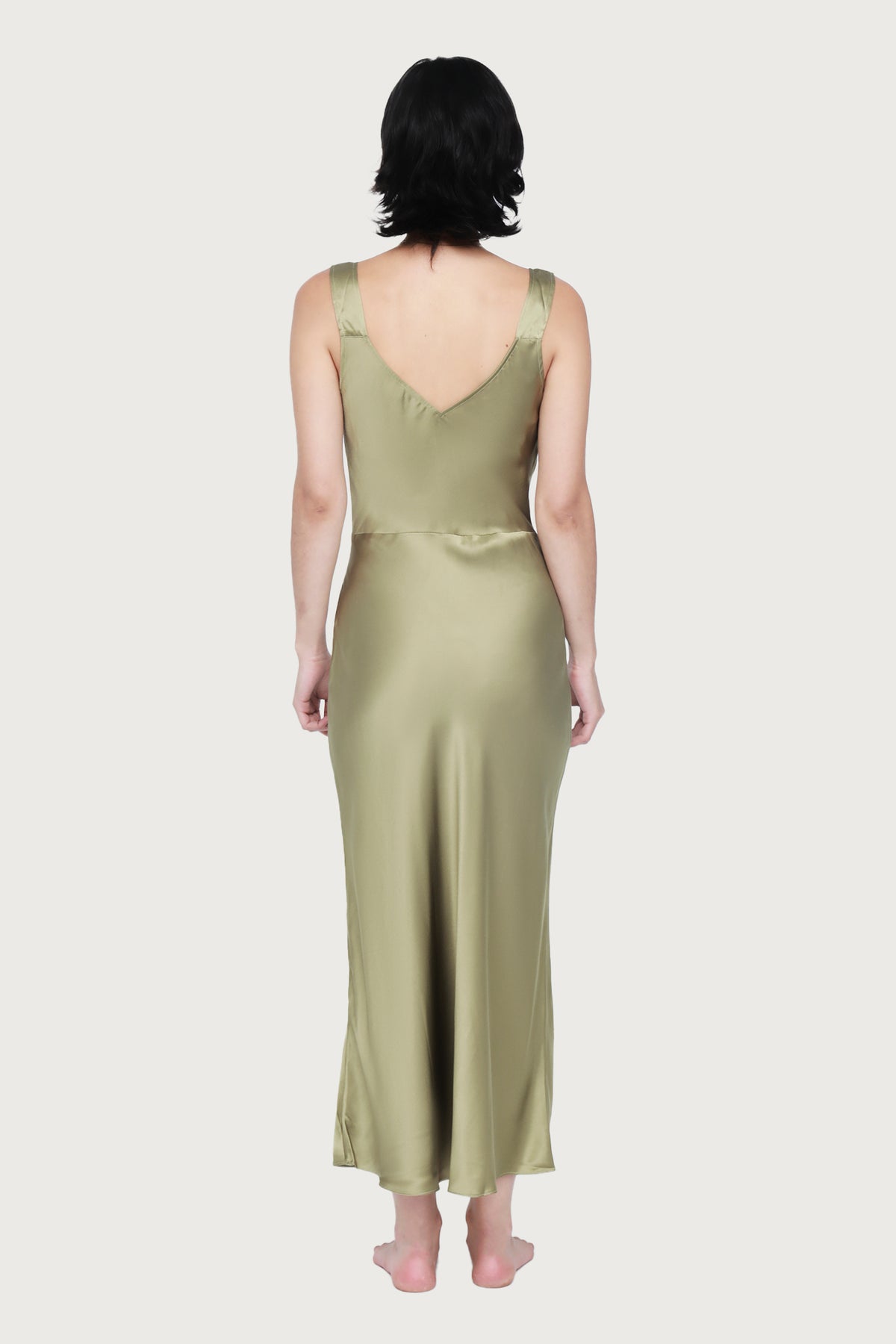 The Day To Night Slip By GINIA In Khaki