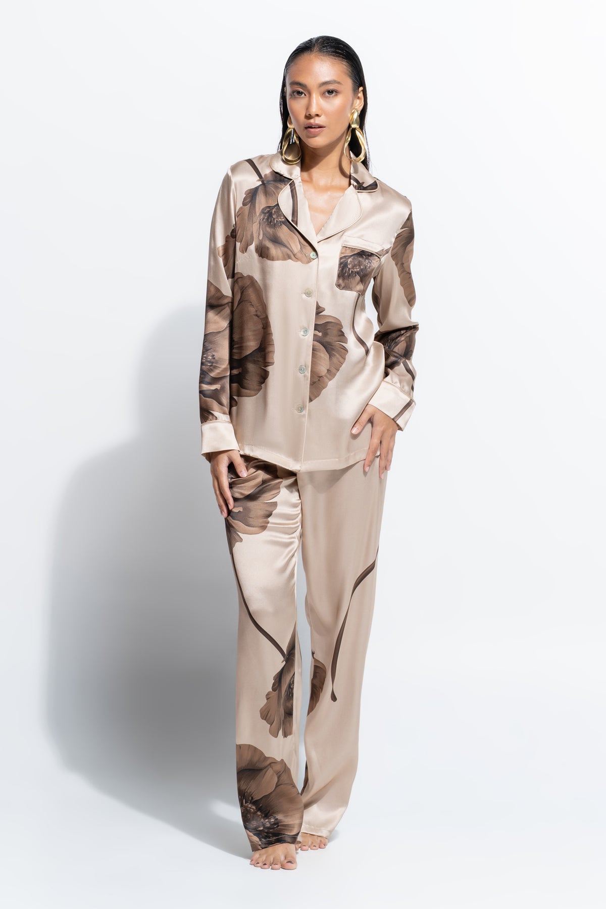 The Fine Finishes Pyjama by Ginia in Bloom Print
