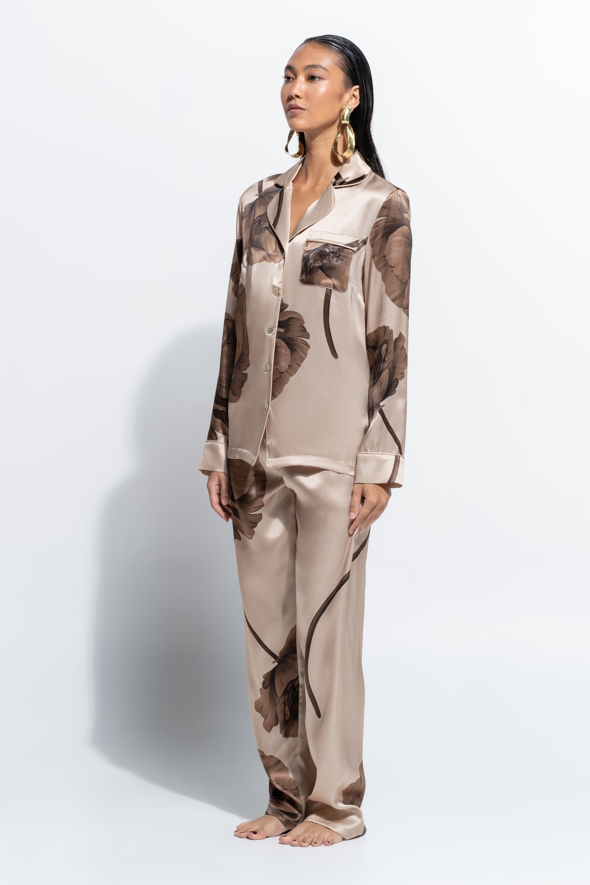 The Fine Finishes Pyjama by Ginia in Bloom Print