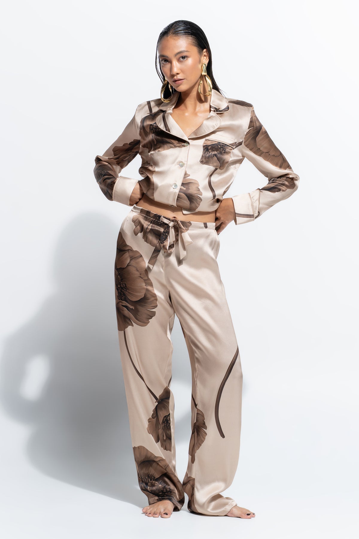 The Fine Finishes Pyjama by Ginia in Bloom Print