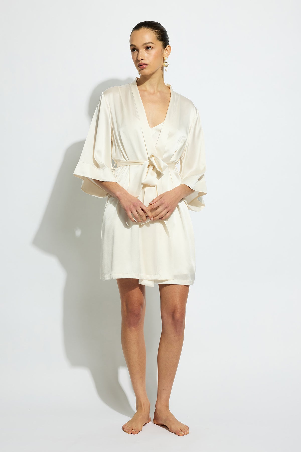 Silk Wrap Gown