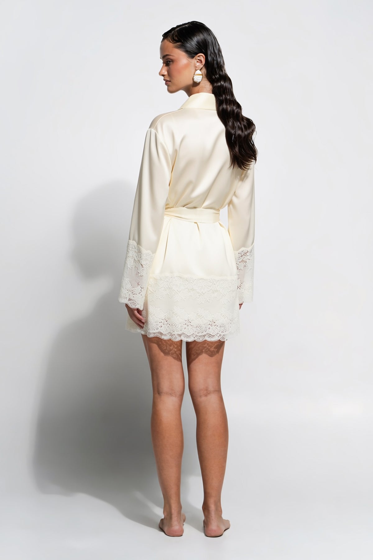 Silk Lace Robe