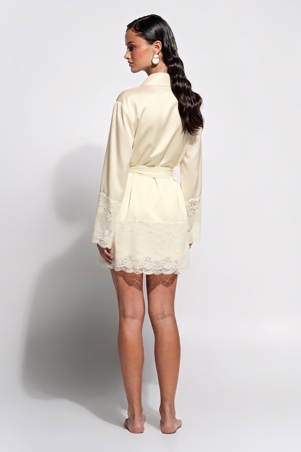 Silk Lace Robe