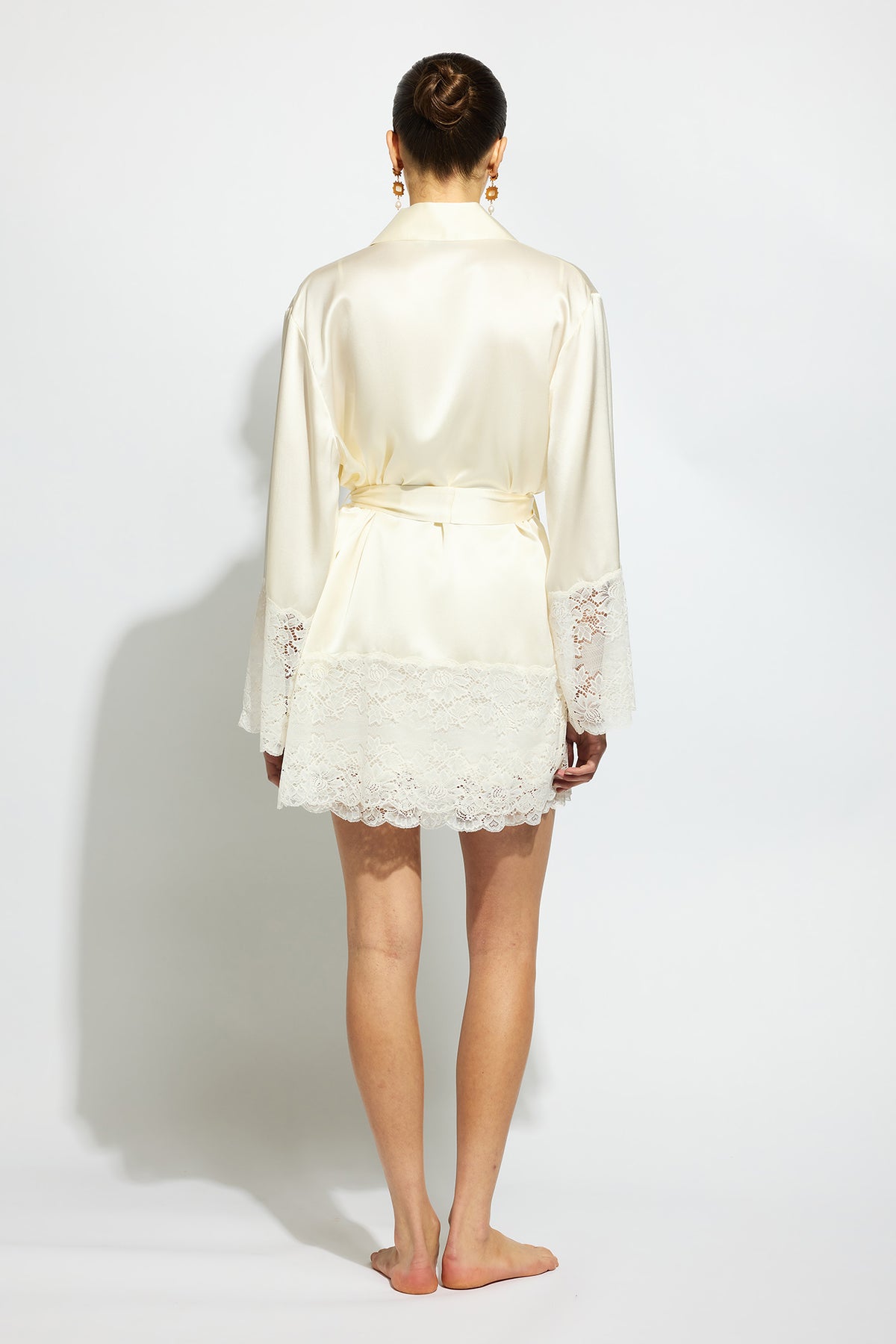 Silk Lace Robe