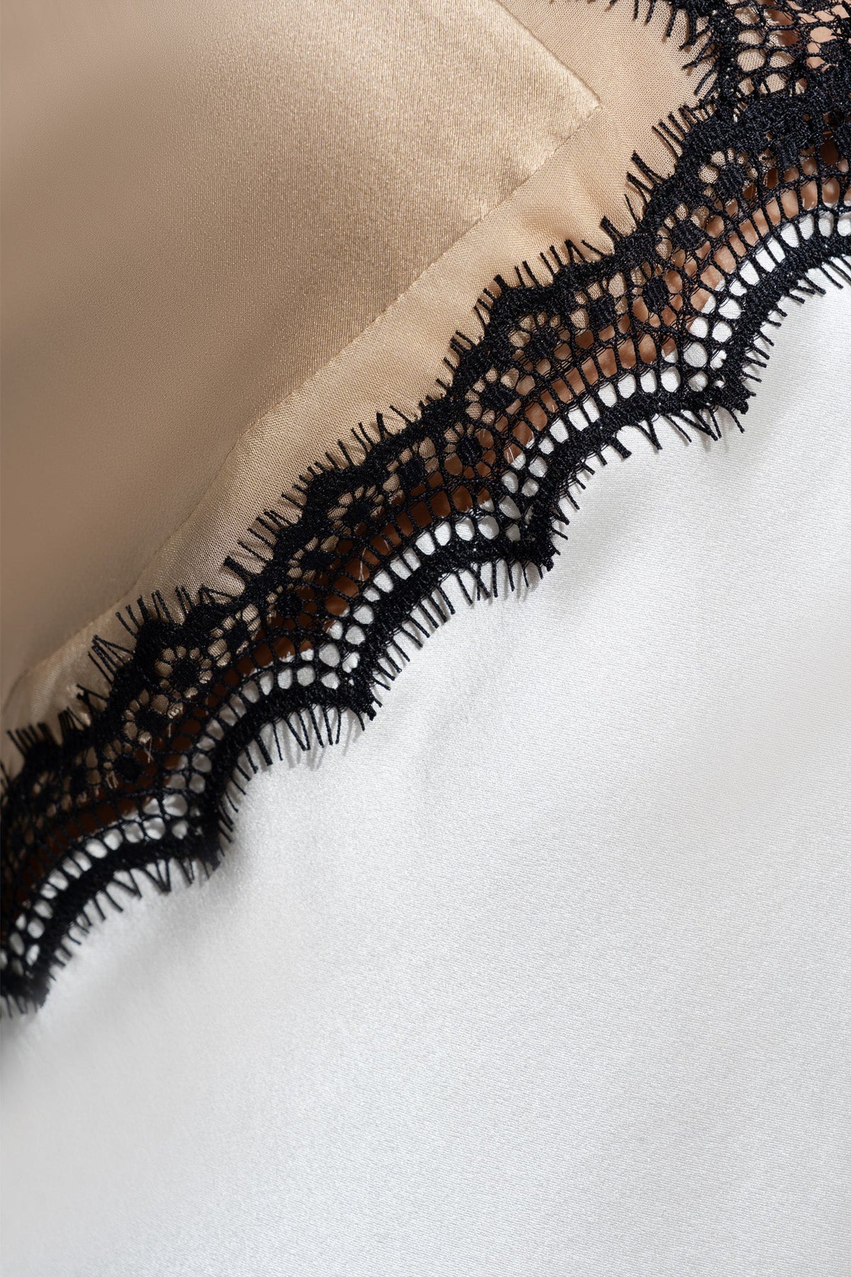 The Billie Slip By GINIA In Gold/Cream