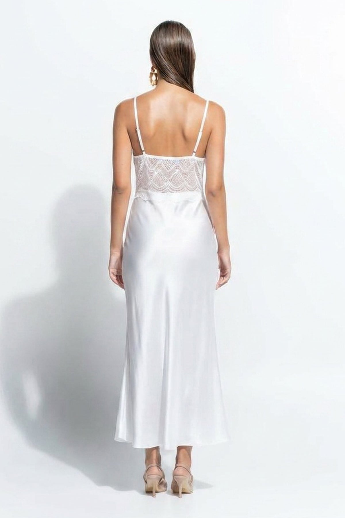 The Isabelle Slip by Ginia in Bone