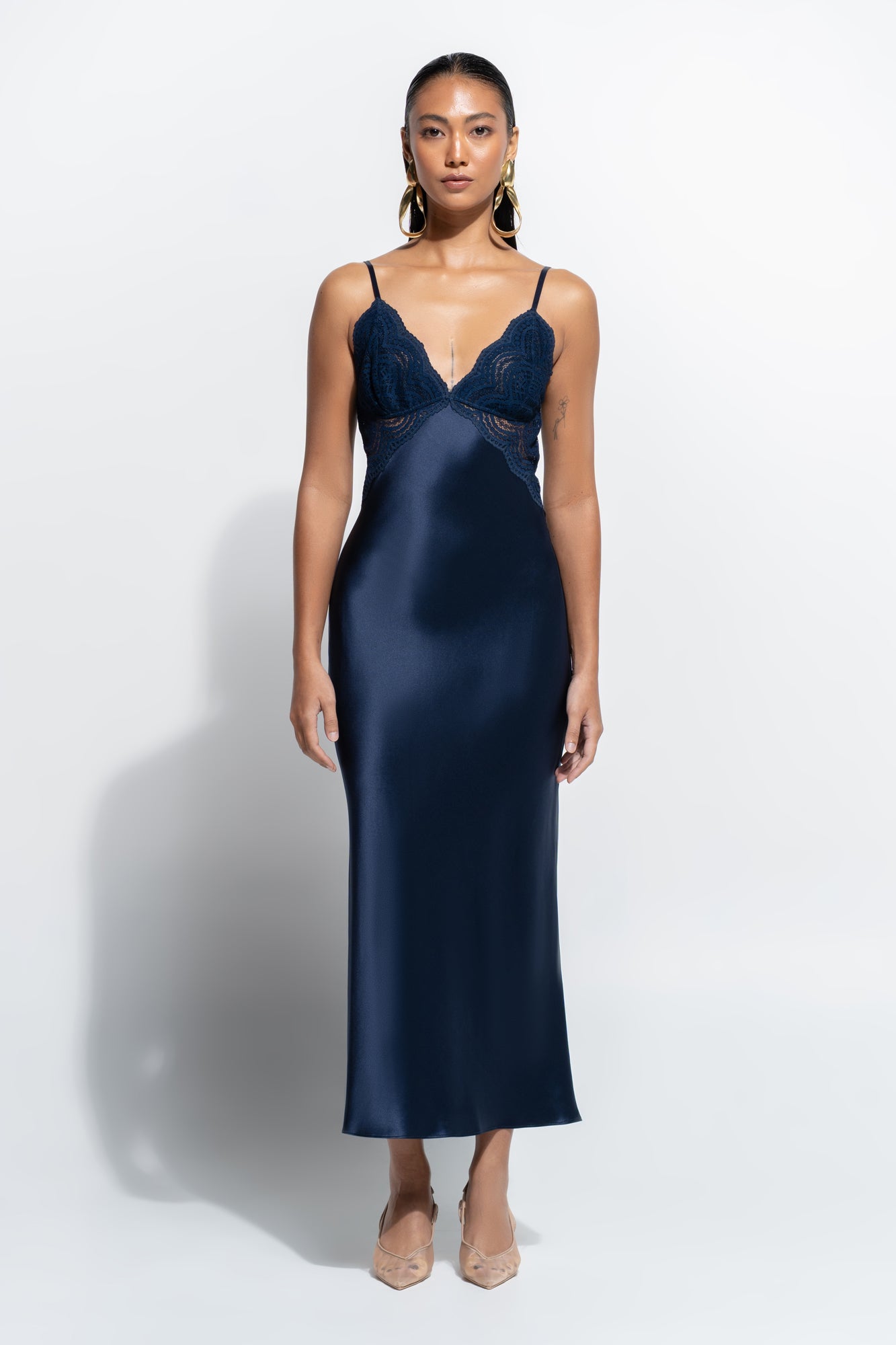 The Isabelle Slip by Ginia in Midnight