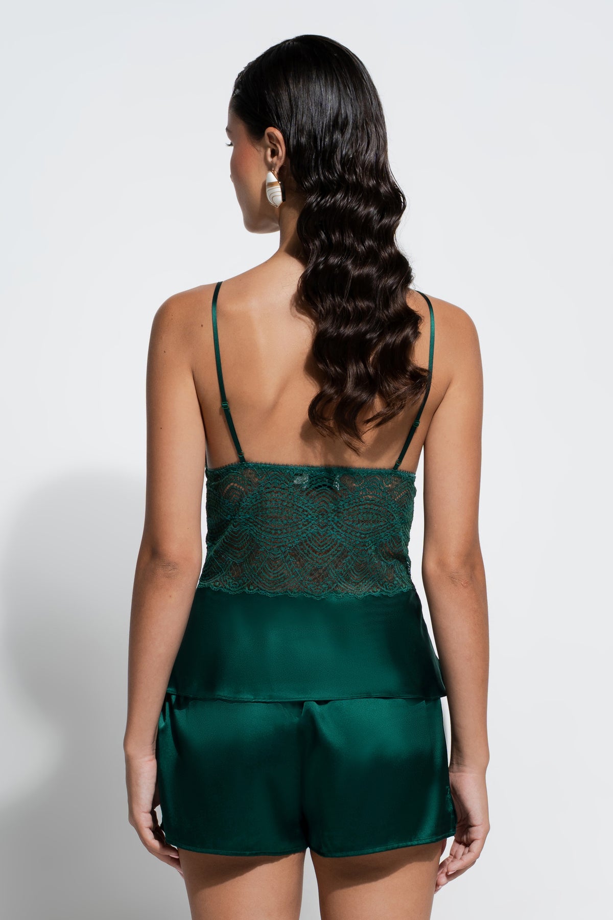 The Juliette Cami By GINIA In Emerald
