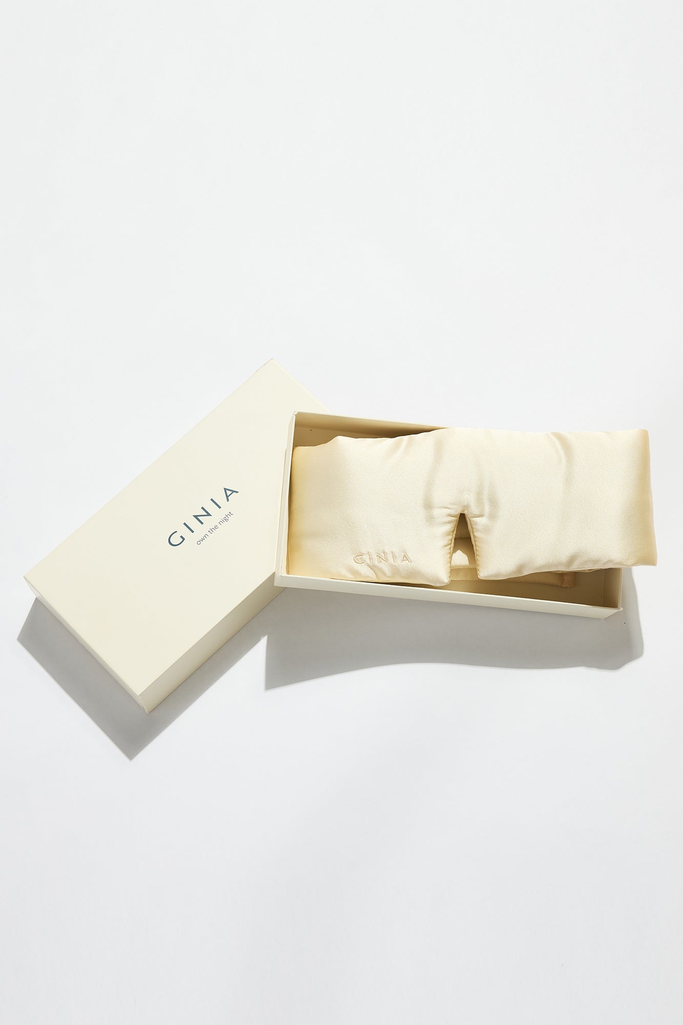 The Deep Sleep Eye Mask By GINIA In Champagne 