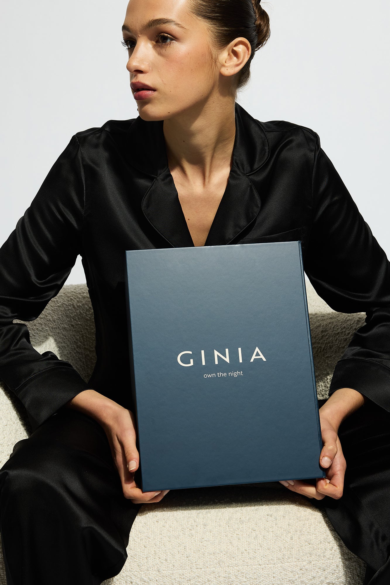 The Fine Finishes Pyjama Set By GINIA In Black