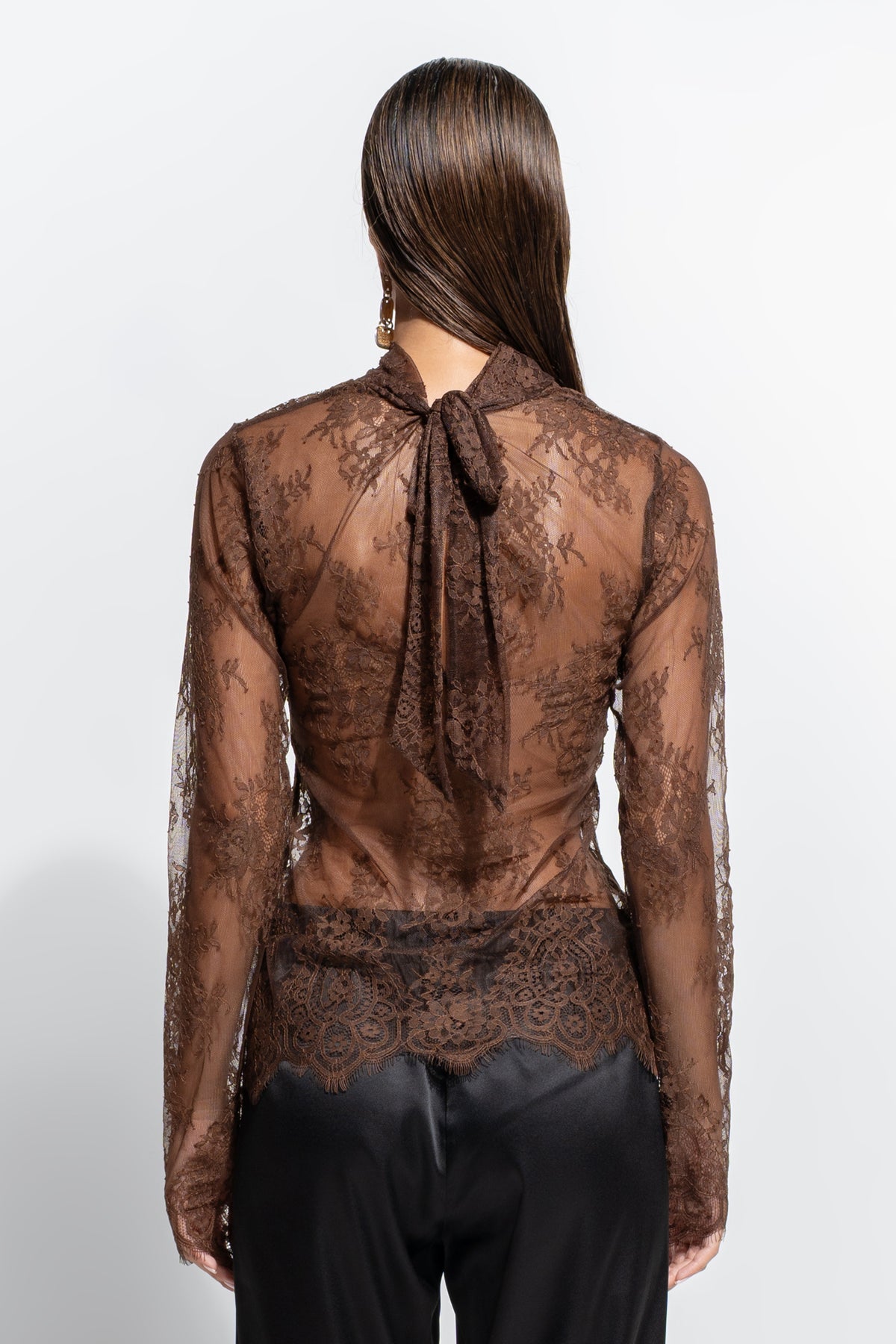 The Asher Top by Ginia in Cacao