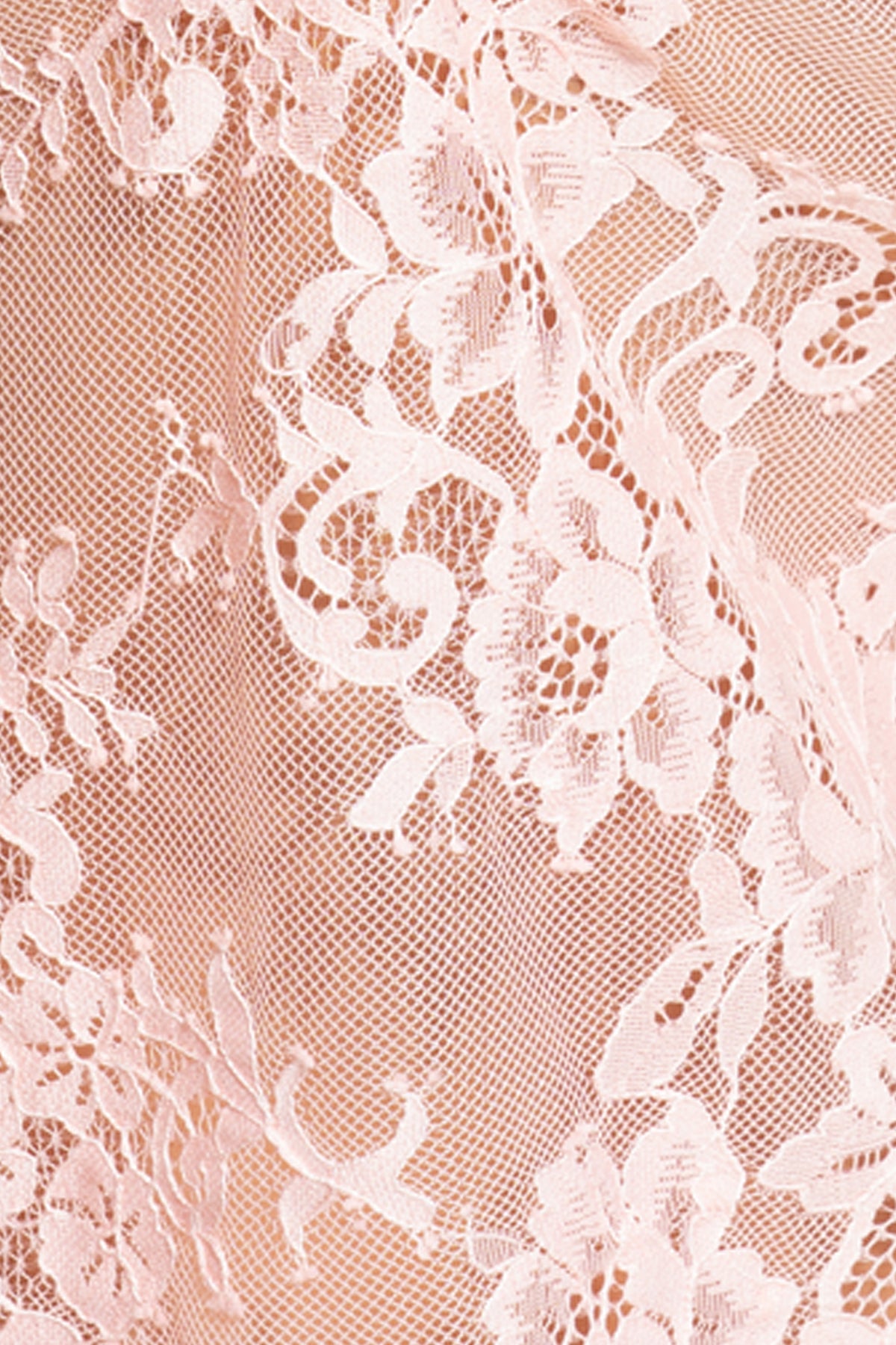 The Elle lace set by Ginia in Pink Blossom