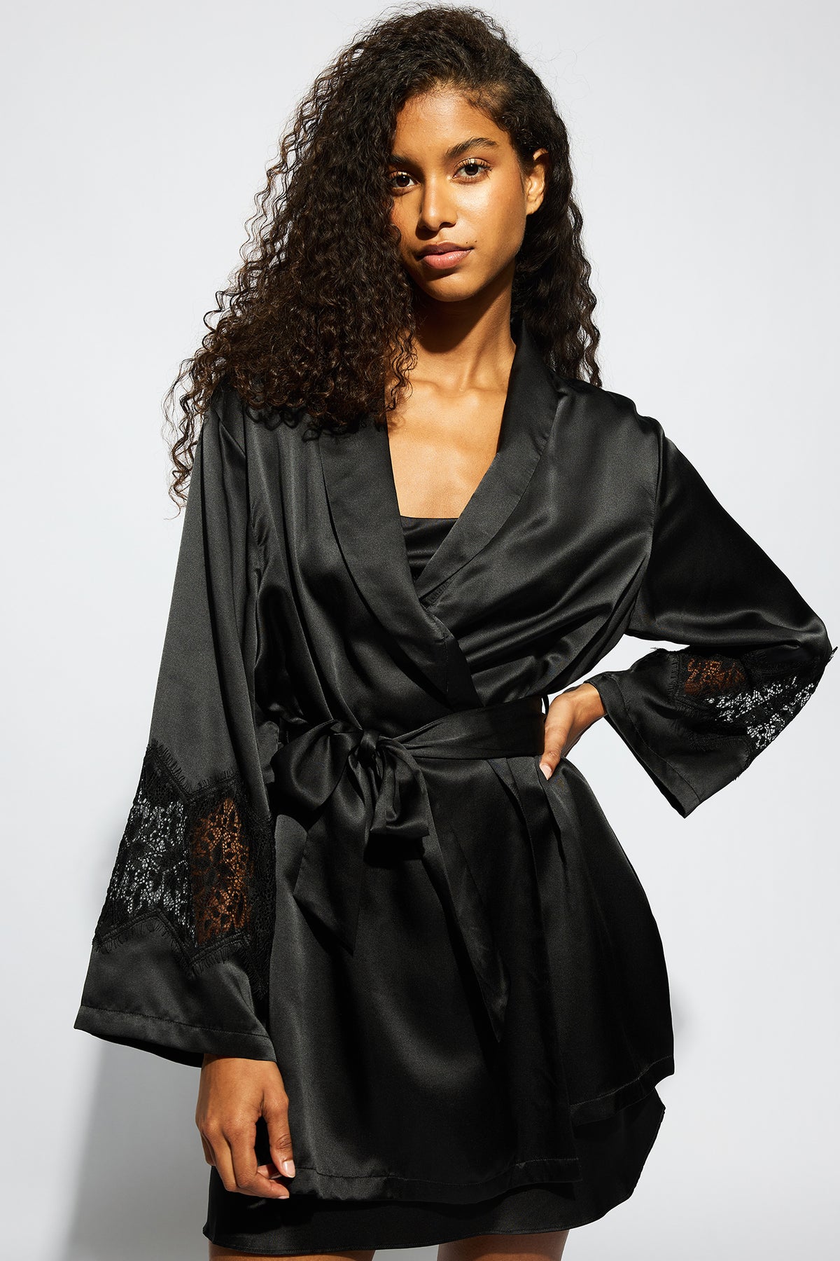 The Siena Robe By GINIA In Black