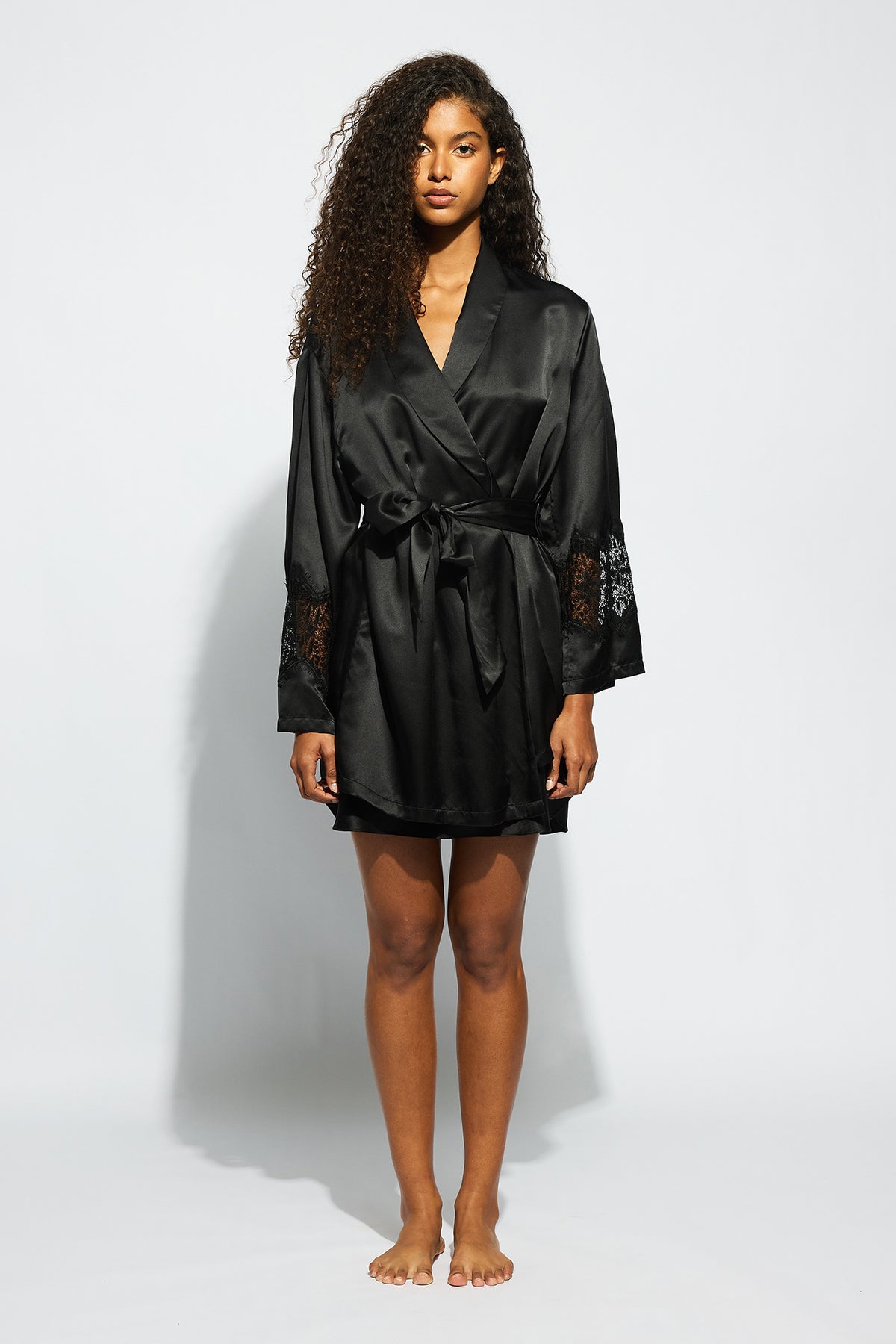 The Siena Robe By GINIA In Black