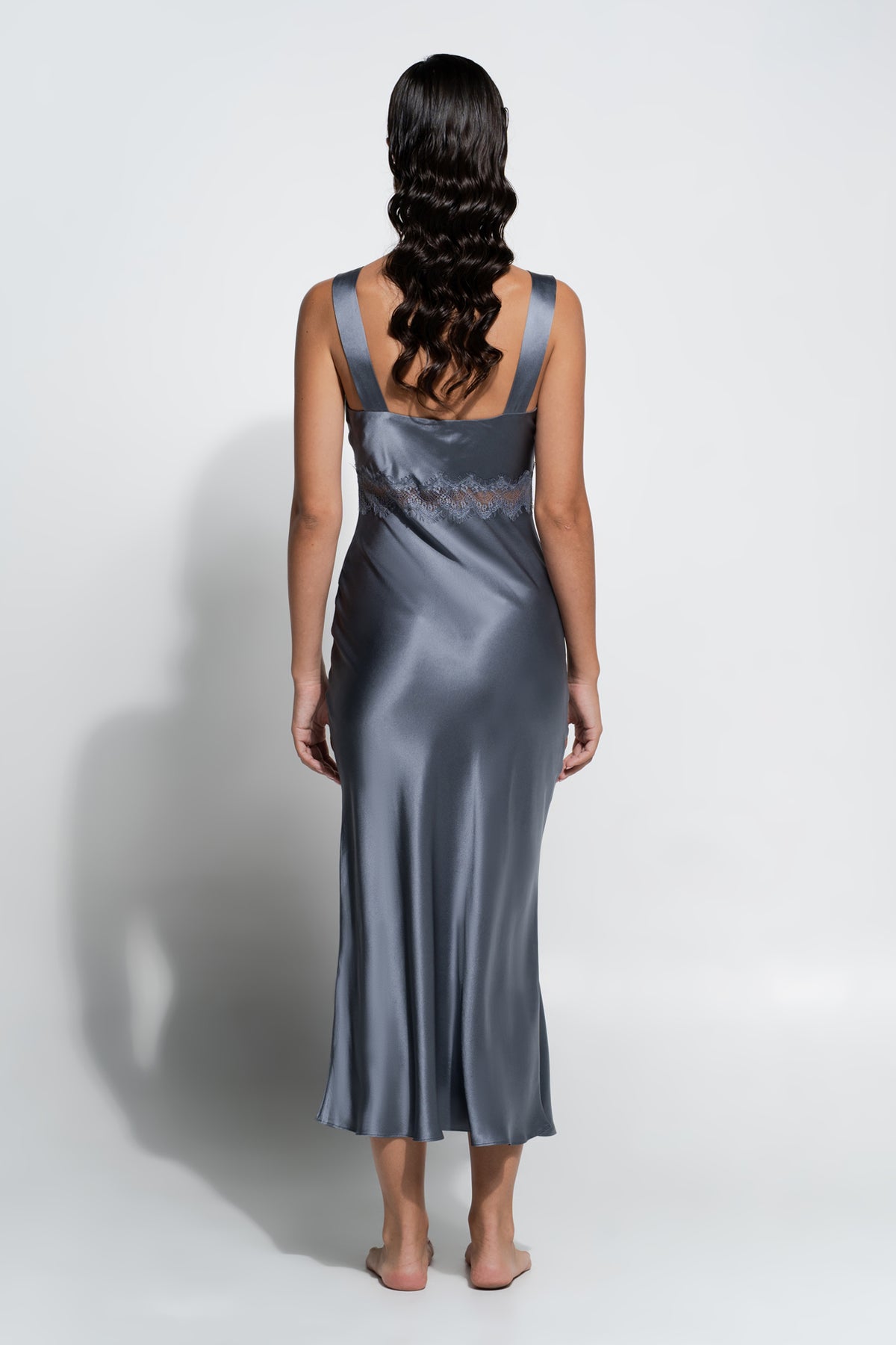 The Gigi Slip By GINIA In Titanium