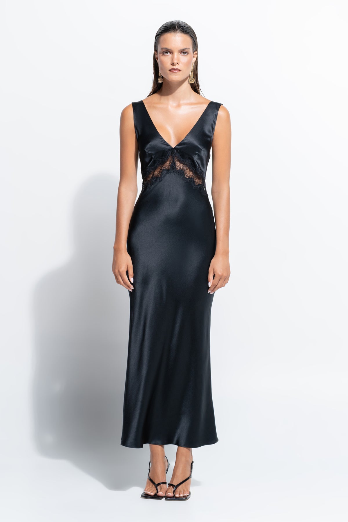 The Gigi Slip by Ginia in Black 
