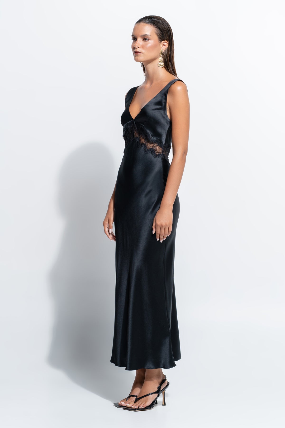 The Gigi Slip by Ginia in Black 