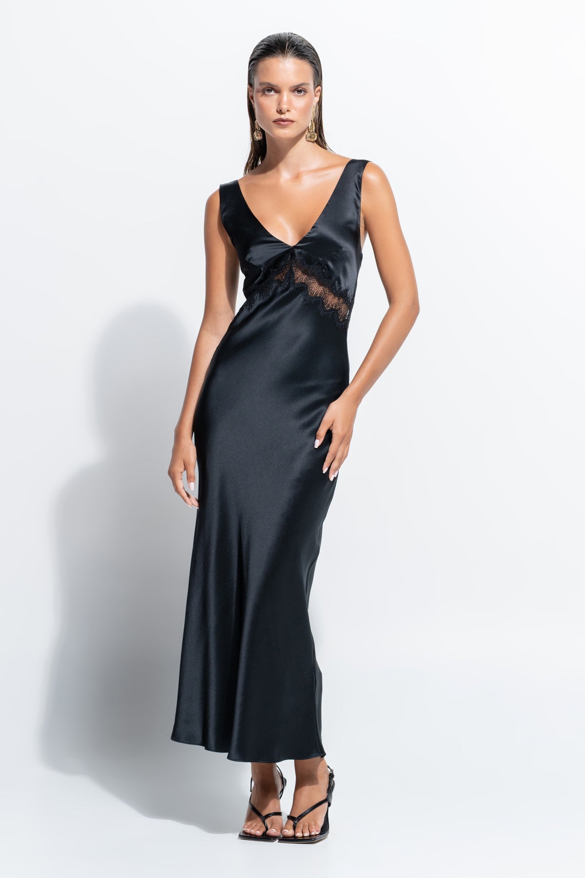 The Gigi Slip by Ginia in Black 