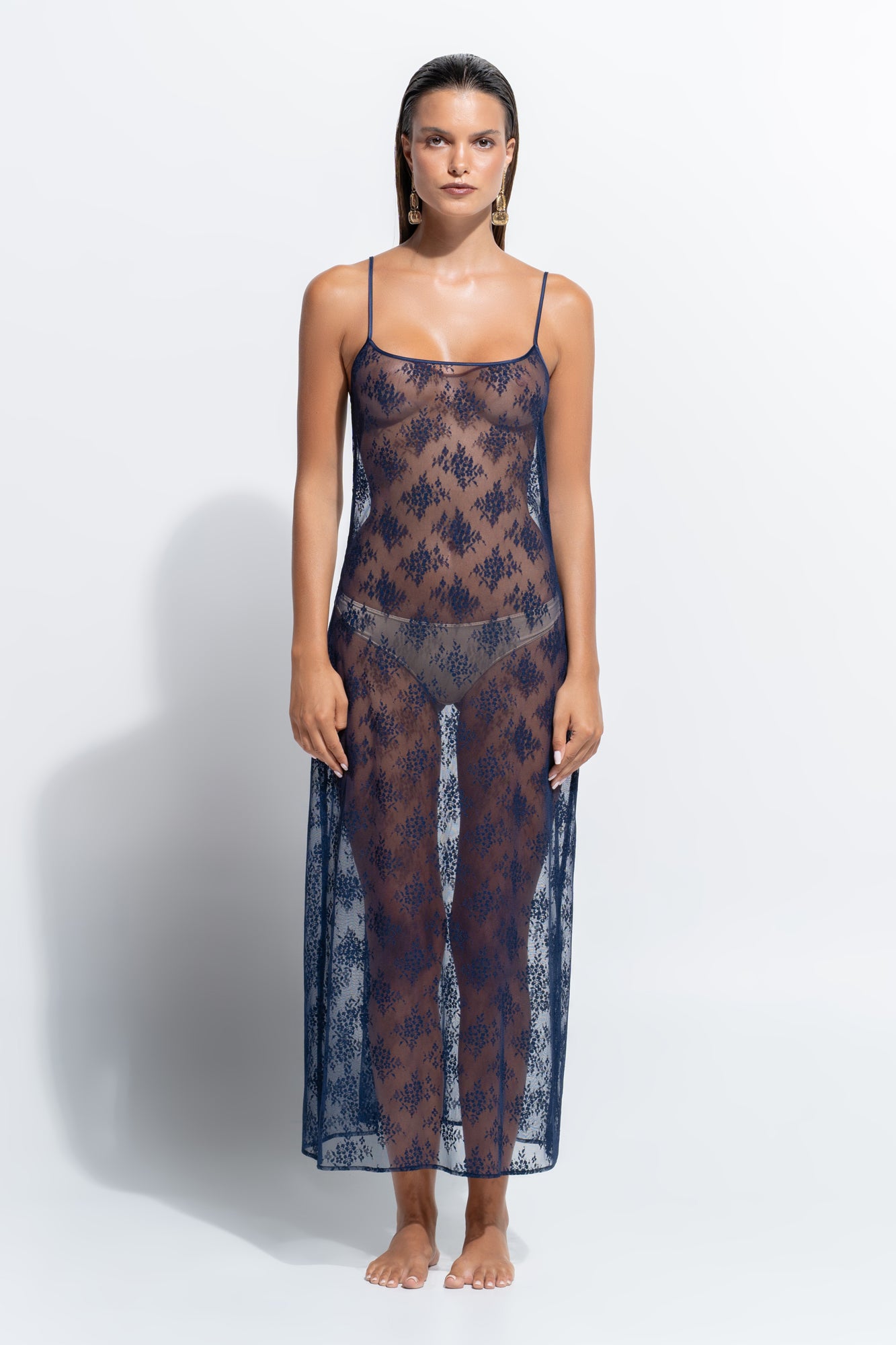 The Riley Slip by Ginia in Midnight