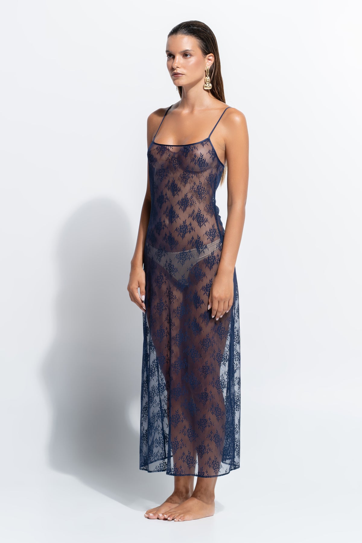 The Riley Slip by Ginia in Midnight