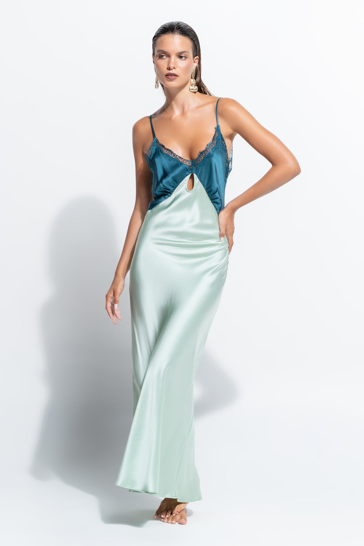 The Lunar Slip by Ginia in Matcha