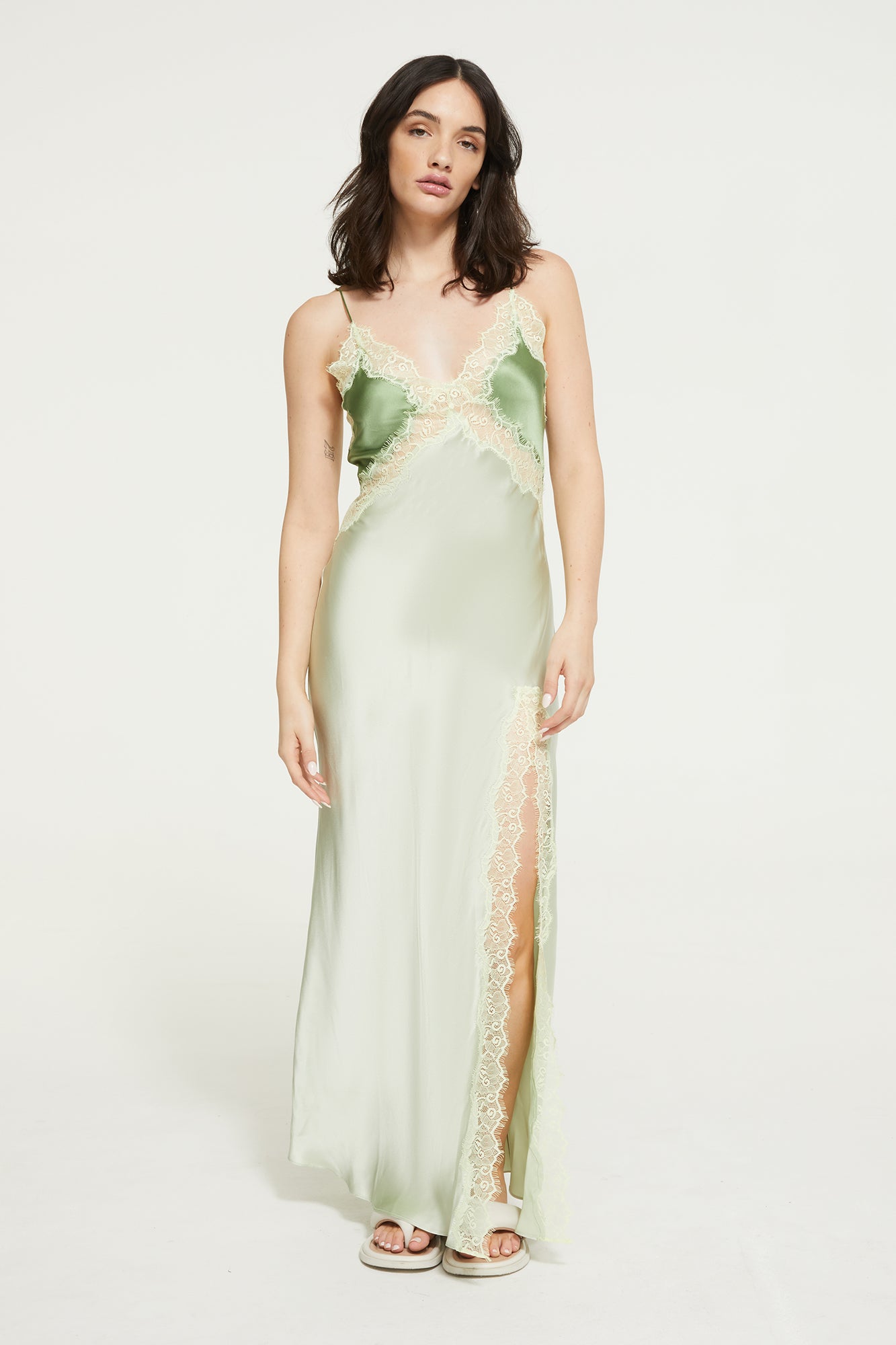 100% Silk Lace Dress | GINIA RTW