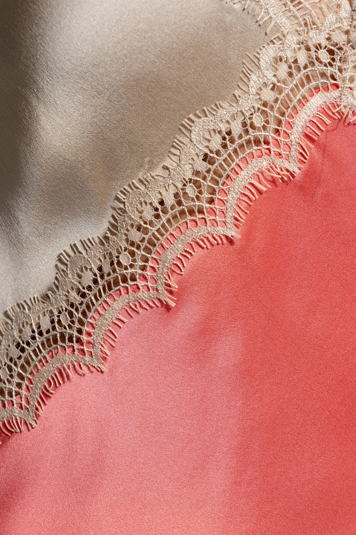 The Sadie Cami By GINIA In Coral/Almond