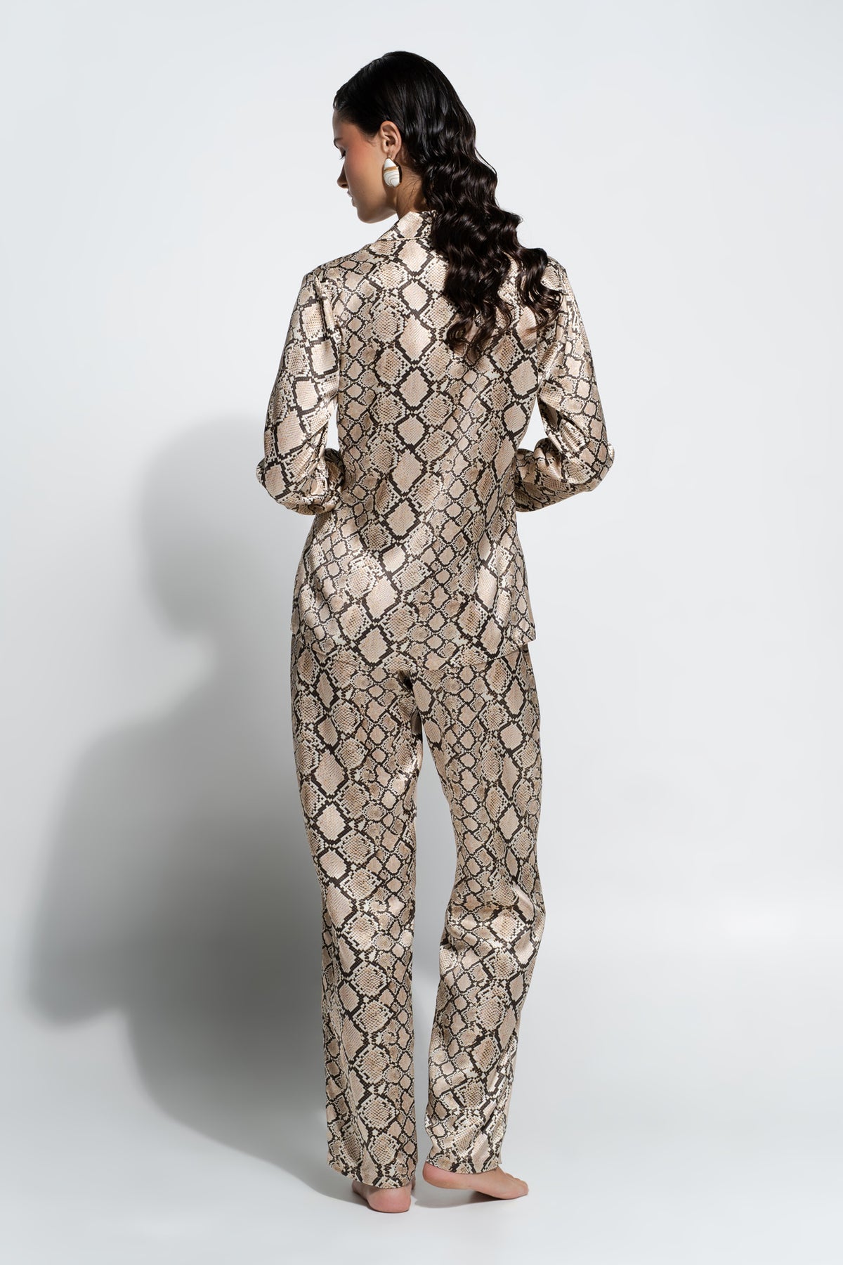 The Fine Finishes Pyjama by GINIA In Python Print