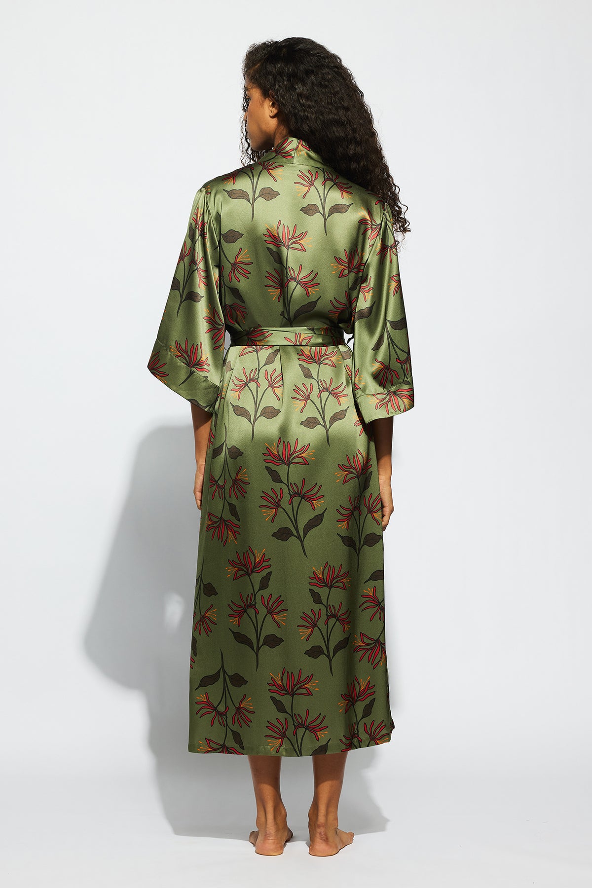 The Aria Robe By GINIA In Australiana Print 