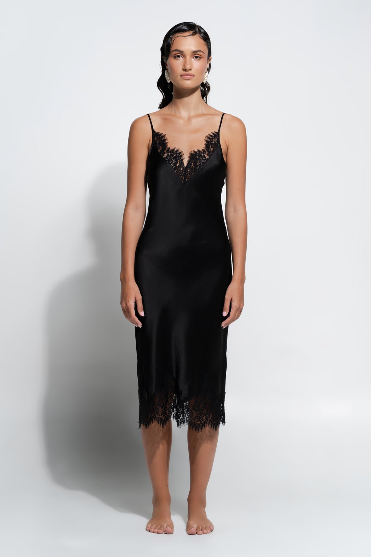 The Iris Midi By GINIA In Black