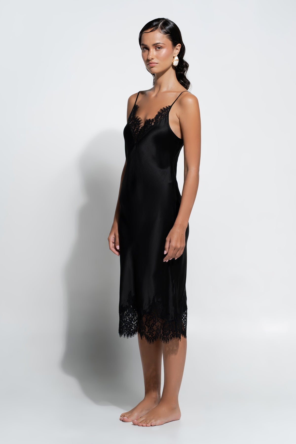 The Iris Midi By GINIA In Black