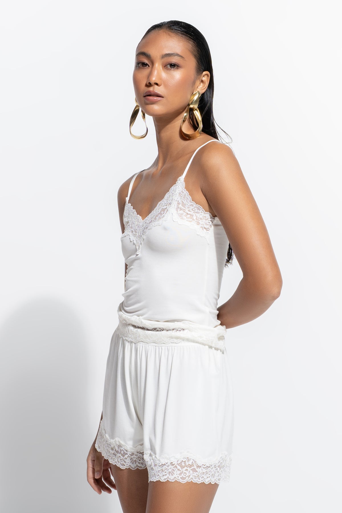 The Eden Cami by Ginia in Creme