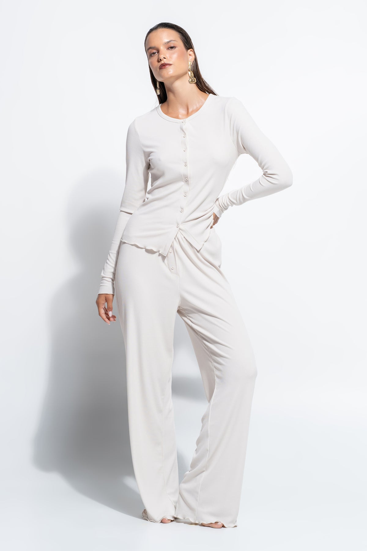 The Dream Henley by Ginia in Bone Rib