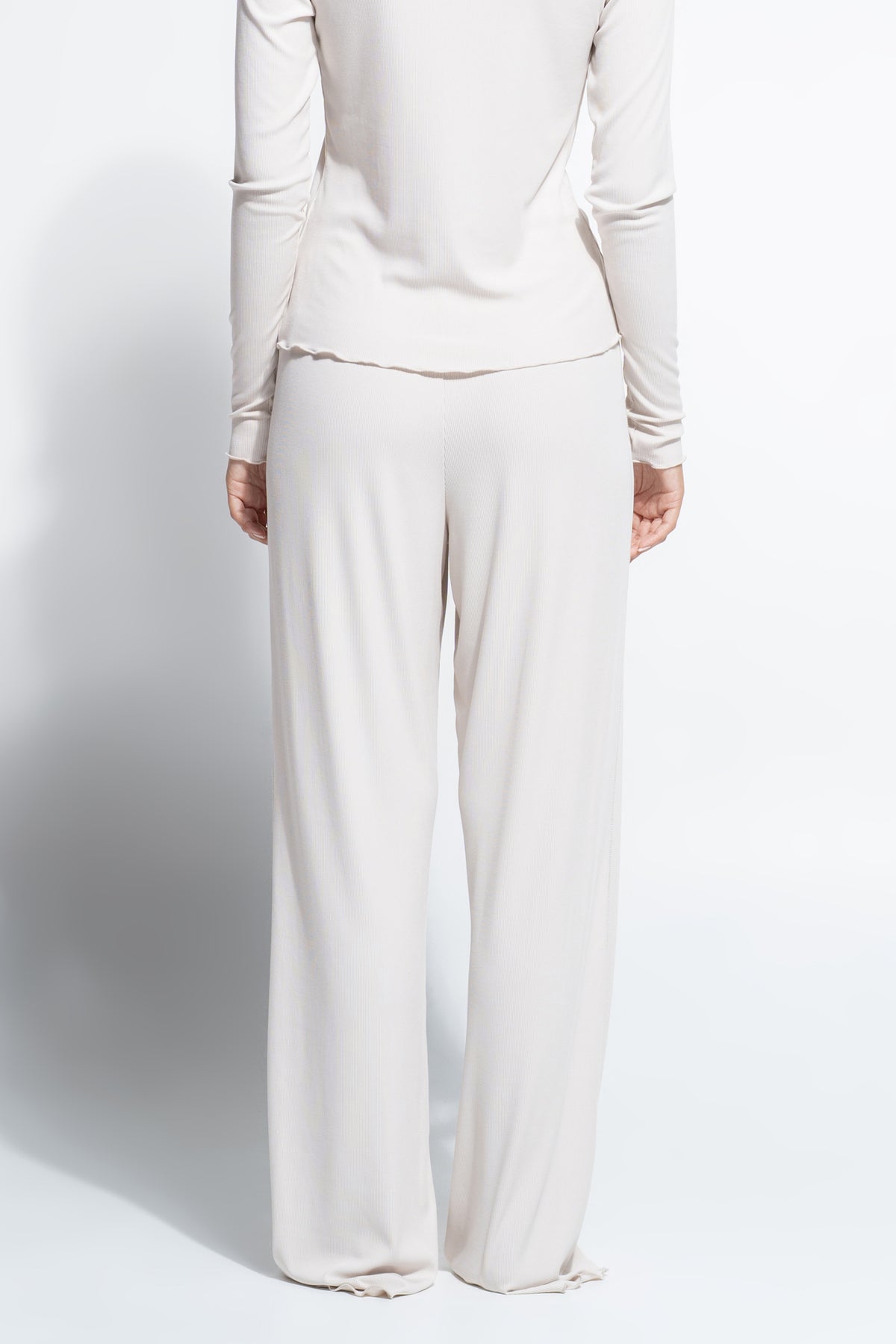 The Dream Pant By Ginia in Bone Rib