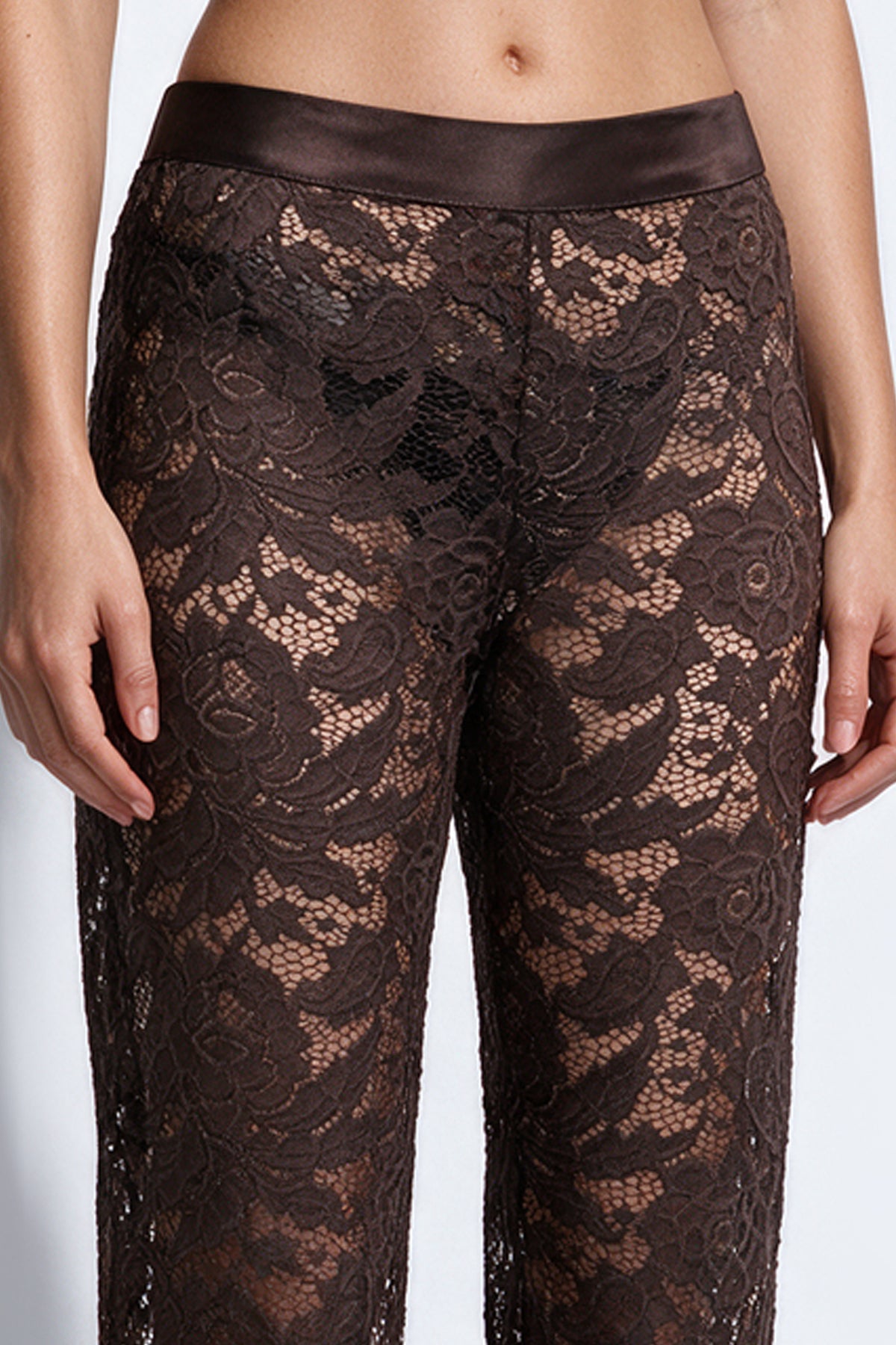 The Olivia Pant by Ginia in Brown 