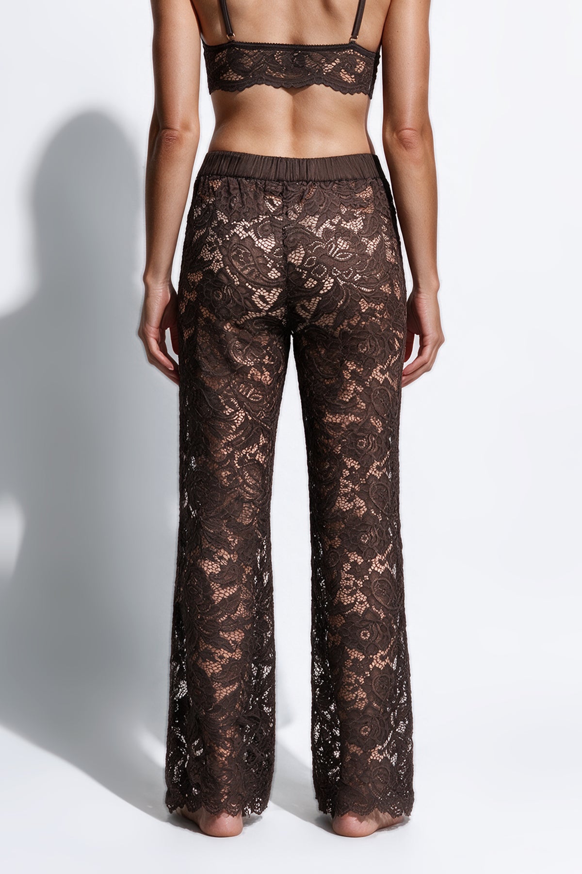The Olivia Pant by Ginia in Brown 