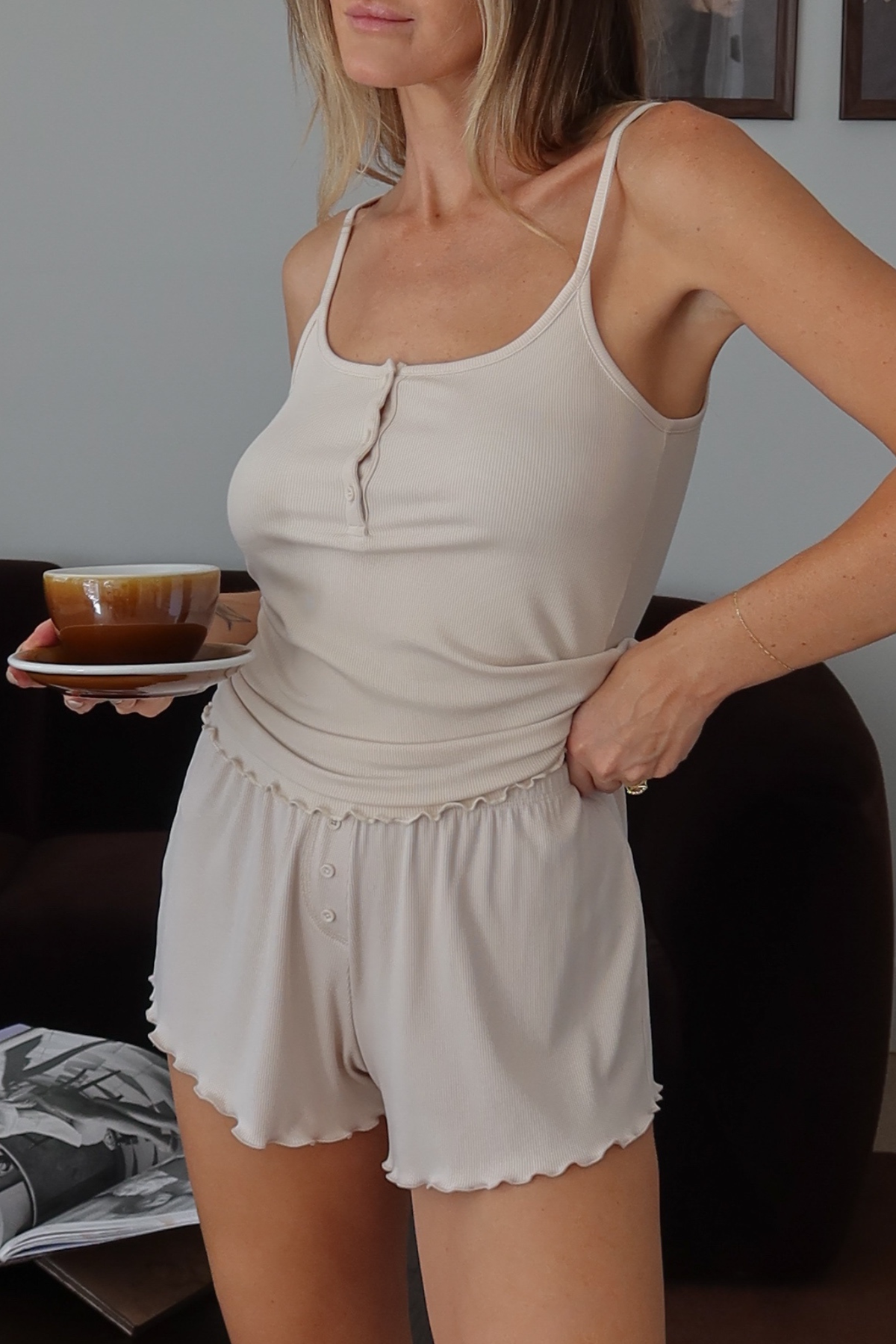 The Dream Cami by Ginia in Bone Rib