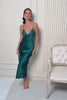 The Juliette Slip By GINIA In Emerald
