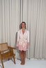 The Silk Lace Robe by Ginia in Pink Salt 