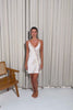 The Jezebel lace chemise by Ginia in bone